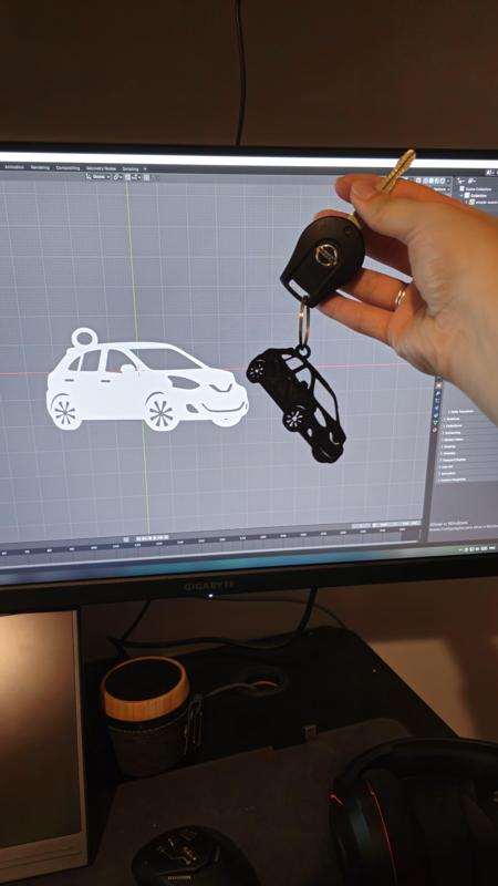 Nissan March Micra Keychain