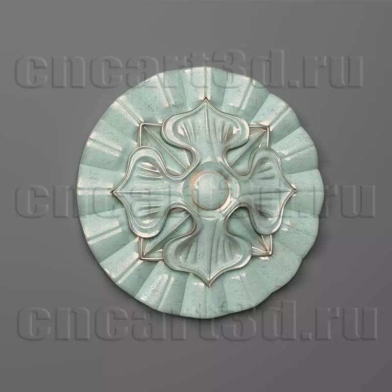Rosette decorative medallion