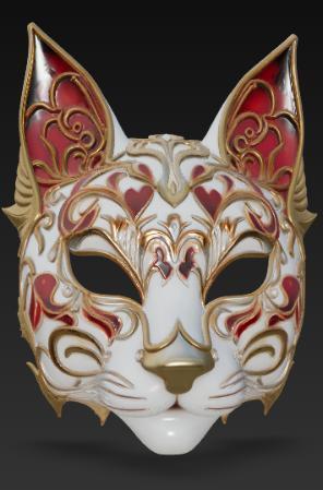 festival mask, carnival mask, face mask, decor, halloween decor, halloween, mask, anime, animal mask