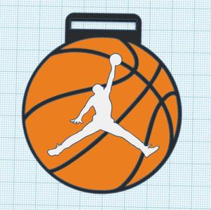 JORDAN BASKETBALL MEDAL - MEDAL BASKET JORDAN BASKETBALL