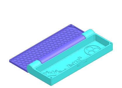 One-Piece Hinged Pencil Box