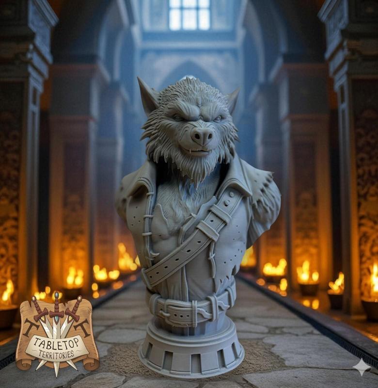 Werewolf Bust