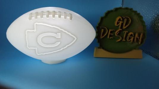 Custom Community High school BRAVES Football Light