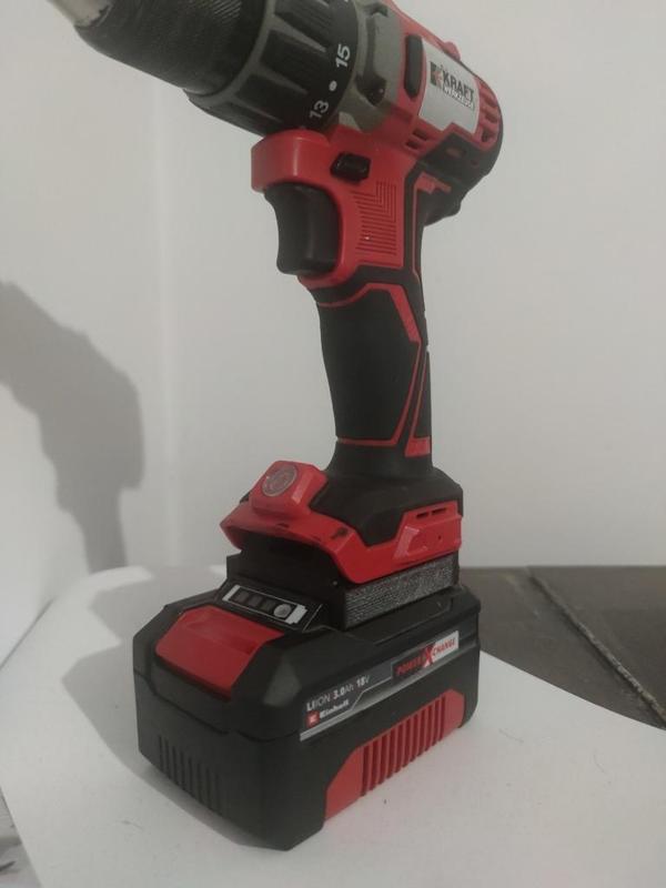 Batery adapter for Kraft\Walter drill to einhell