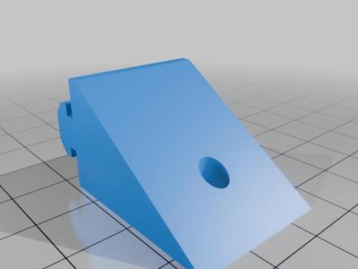 Simple Ender 3 Top Rail Filament Guide
