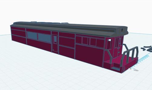 Custom passenger engine O-scale