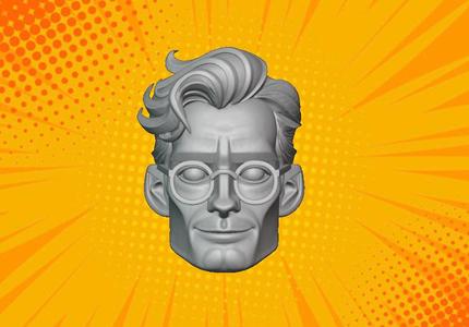 Nerd Random Guy HeadSculpt Animated