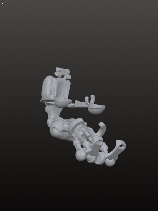 MR. TERRIFIC flying chair for mcfarlane dc (single print)