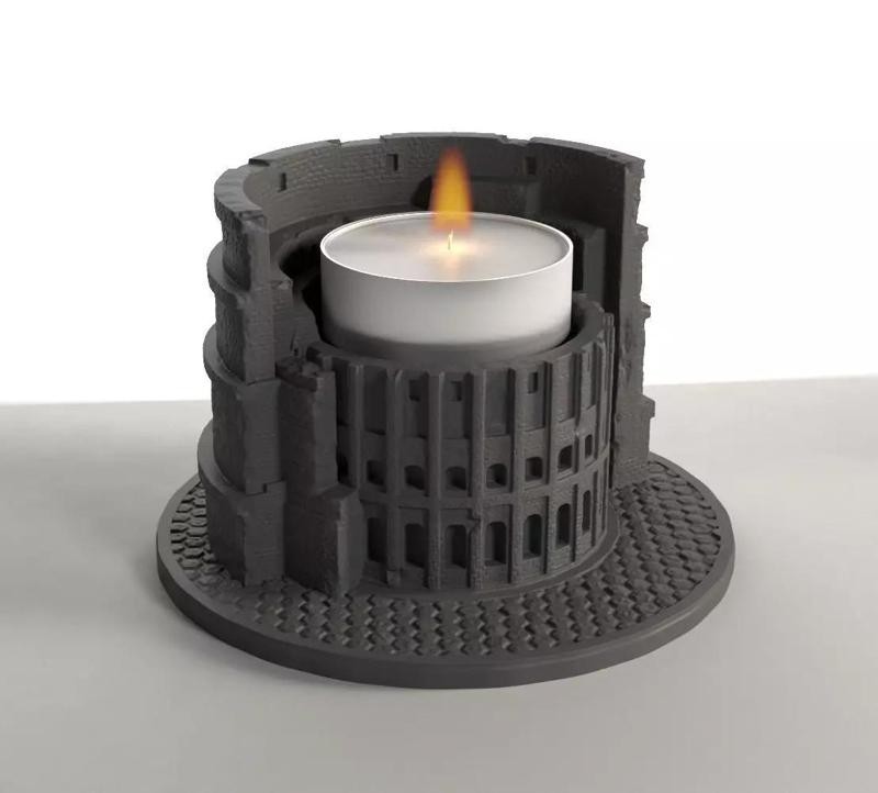 colosseum inspired warmer holder