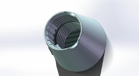 Paint Brush Water Cup with ridges for cleaning