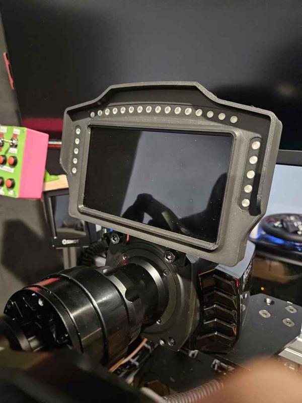 SimDT 7inch DDU mount for Moza Front Mount (R16/R21 v2) 