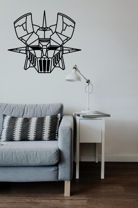 Mazinger Z Geometric Wall Art