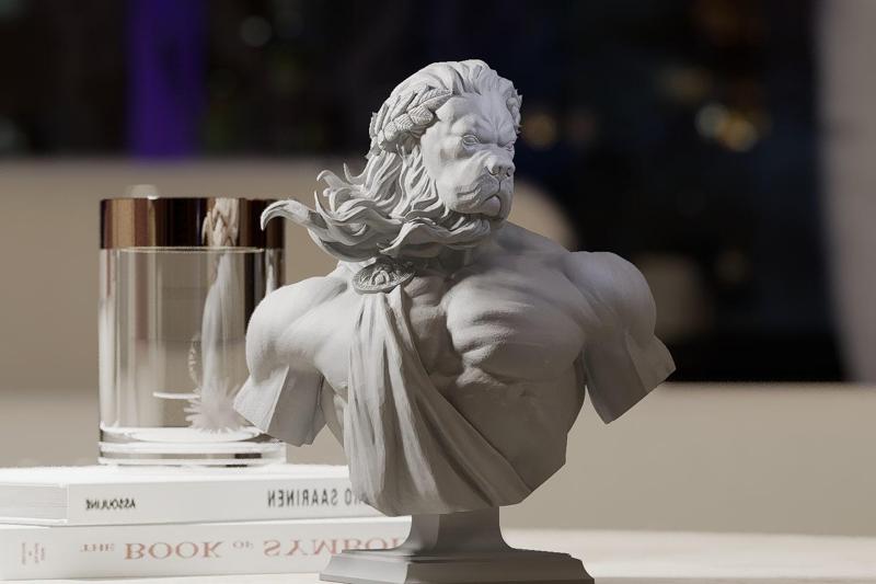 The Canine Deity: Pitbull Guardian