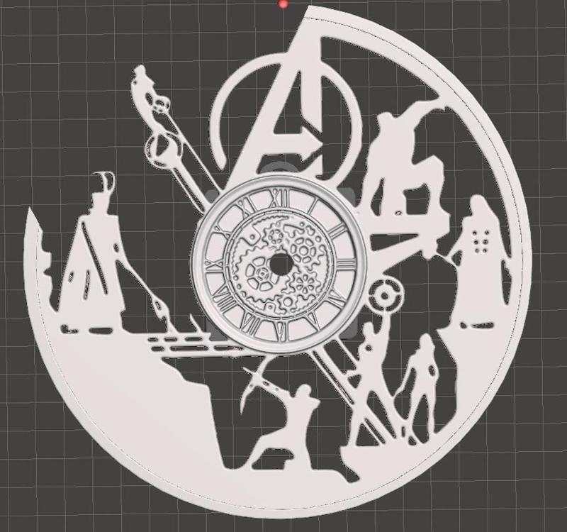 avengers clock