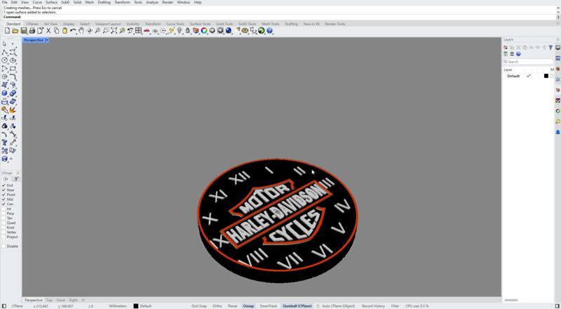 Harley-Davidson style watch