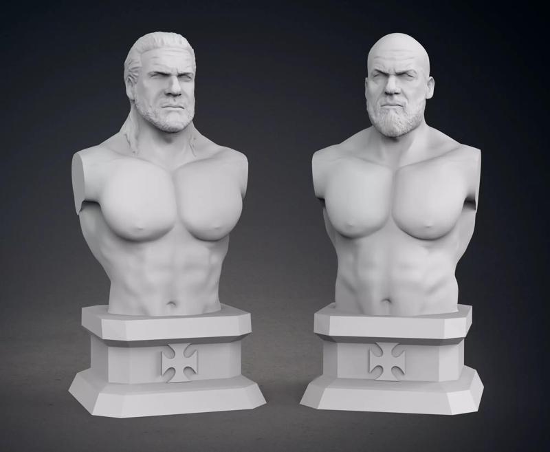 Triple H Busts - Classic and Current Versions