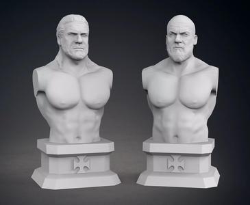 Triple H Busts - Classic and Current Versions