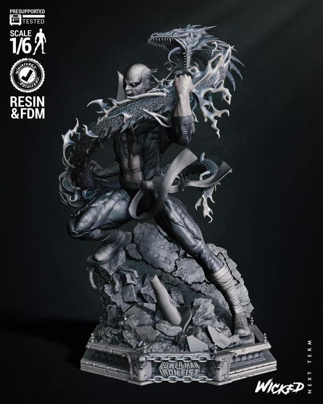 Wicked Marvel Iron First Sculpture Tested for 3D printing