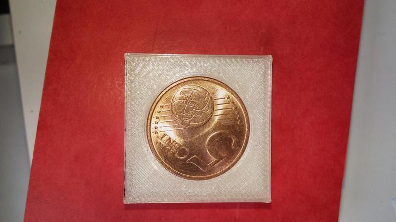 Kalibrieren: Würfel und Kreis (5ct Münze)