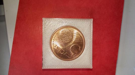 Kalibrieren: Würfel und Kreis (5ct Münze)