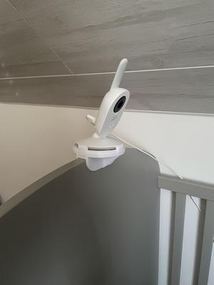 Baby monitor mount for`s baby crib