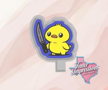 Cute Stabby Duck Freshie Mold