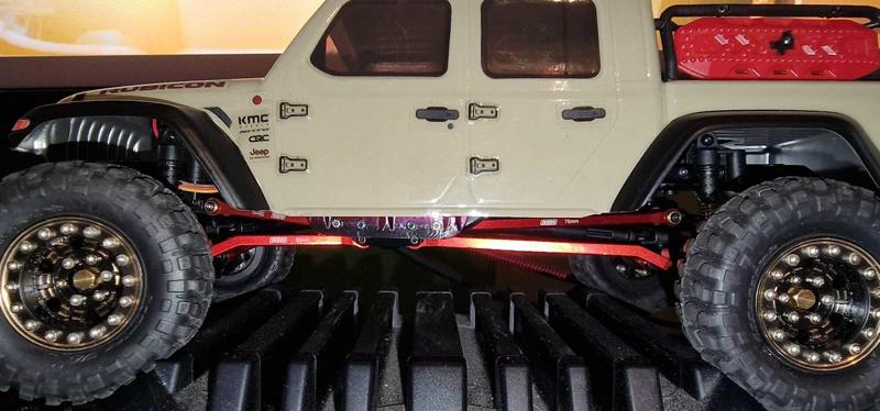 Sideskirts (electronic mounts) for Axial SCX24, Rubicon Gladiator, 1/24