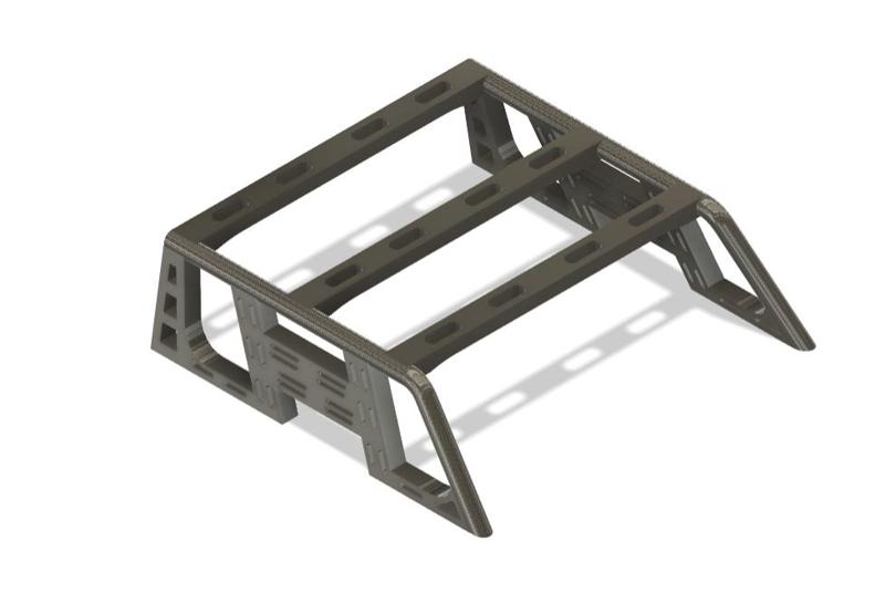 Bed Rack for 1:64 hotwheels jeep gladiator