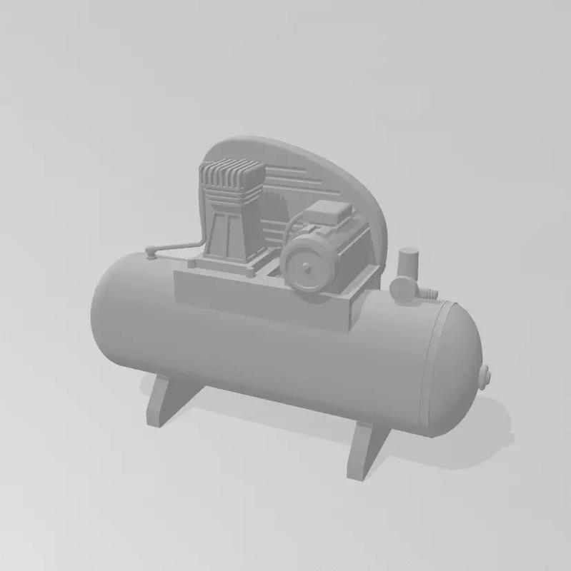 WORKSHOP COMPRESSOR 7MM SCALE 1-43 MODEL RAILWAY BUILDING