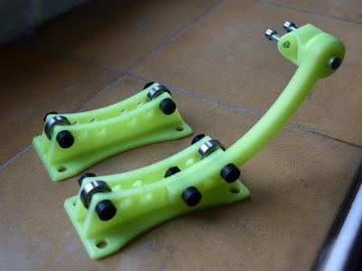 Rollers for tube rotation