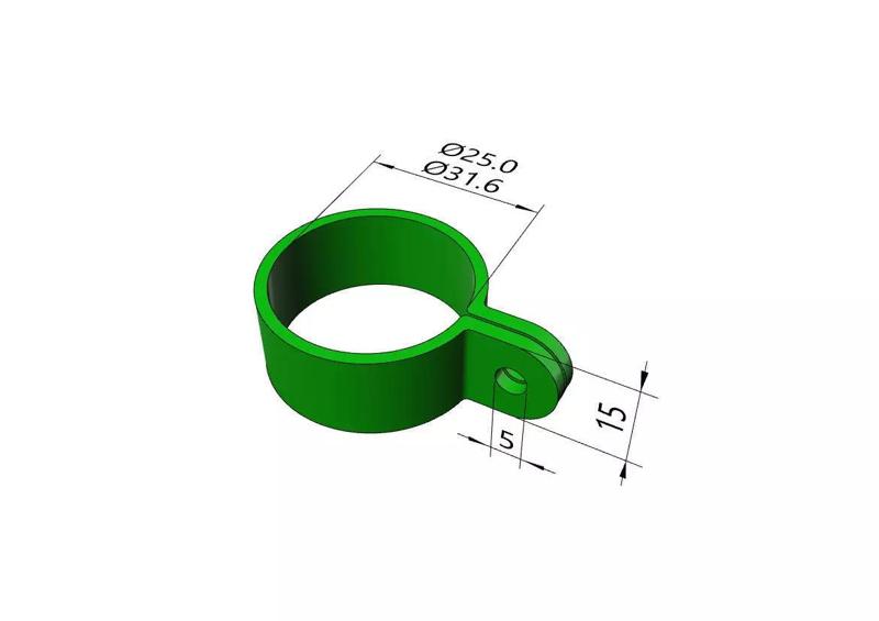 Aft Mounting Bracket for Bike Light