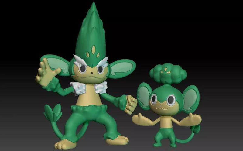 Pokemon Pansage Simisage