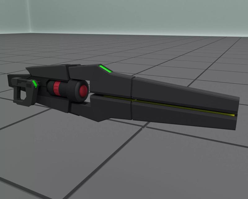 Prototype GN Mega Launcher Parts Model 3D Print