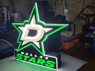 Dallas Stars Light Box