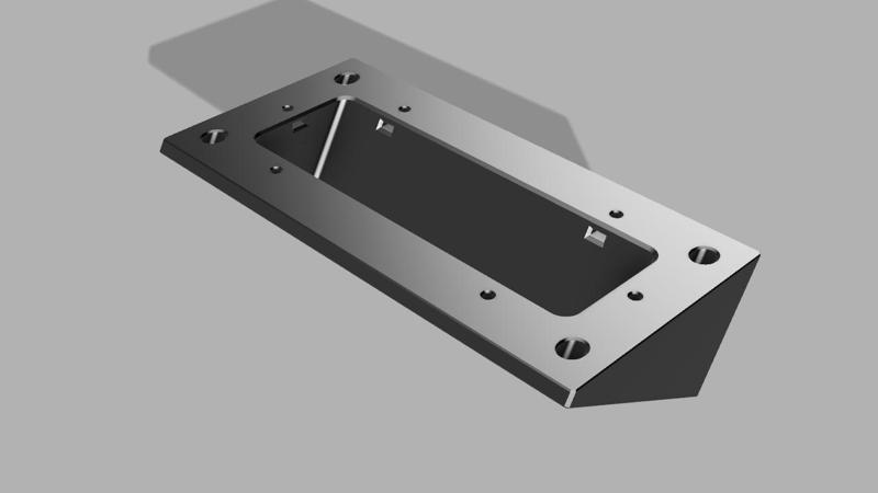 Loxone Double Frame Angle Adapter (30°) for Smart Doorbell