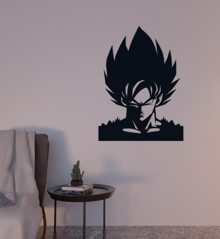 WALL DECORATION GOKU SUPER SAIYAN 2D WALL ART