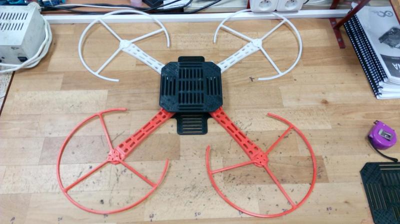 Yet another quadrocopter parts 550