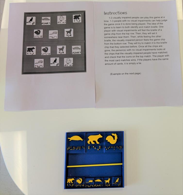 Braille Match Game Maggie & Lara