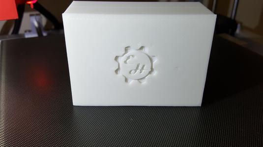 3D Printed Project Enclosure/Box with Lid (no screws needed)