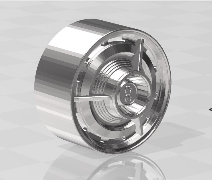 ss Style wheels for scale model 1/18 1/24 etc.