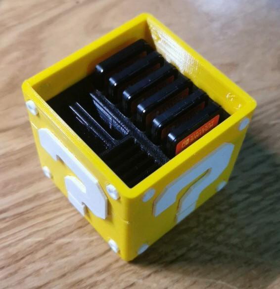 Mario Question Block - Nintendo  Switch Cartridge Holder