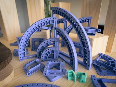 Round Corner Templates in a Full Range of Radius Sizes