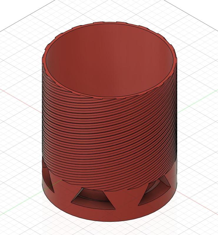 Sloping Spiral Planter