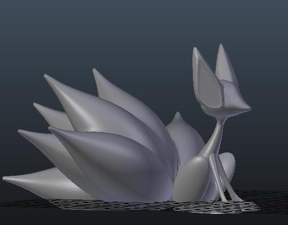 Kitsune Nine Tailed Fox