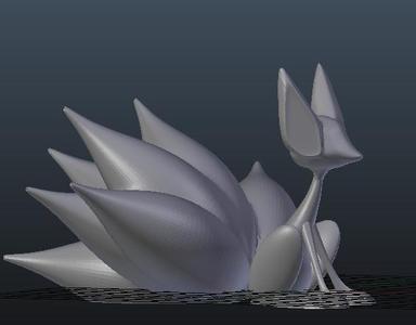 Kitsune Nine Tailed Fox