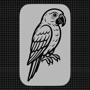 Parrot Stamp