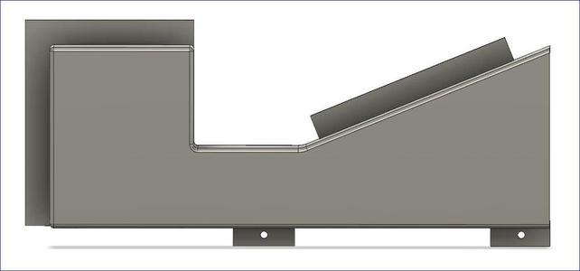 Alfawise U20 rear baffle for Alim fan (fixing with Magnet and Screw)