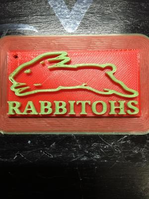 Rabbitohs Key Ring