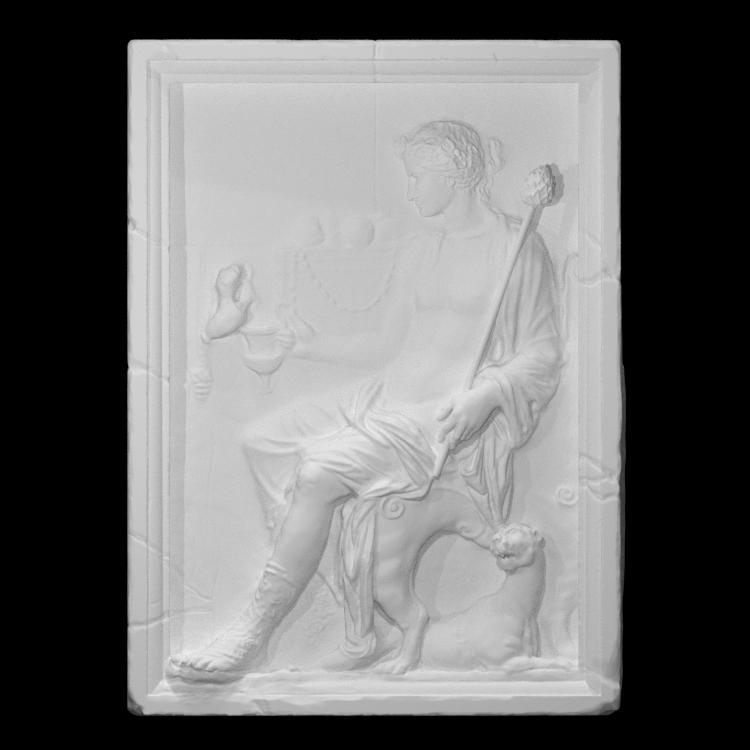 Relief with seated Dionysus