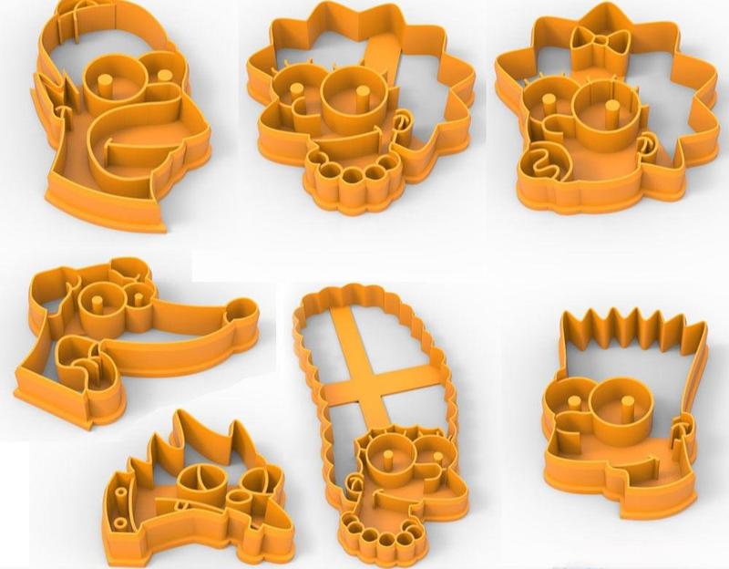 Simpsons cookie cutter